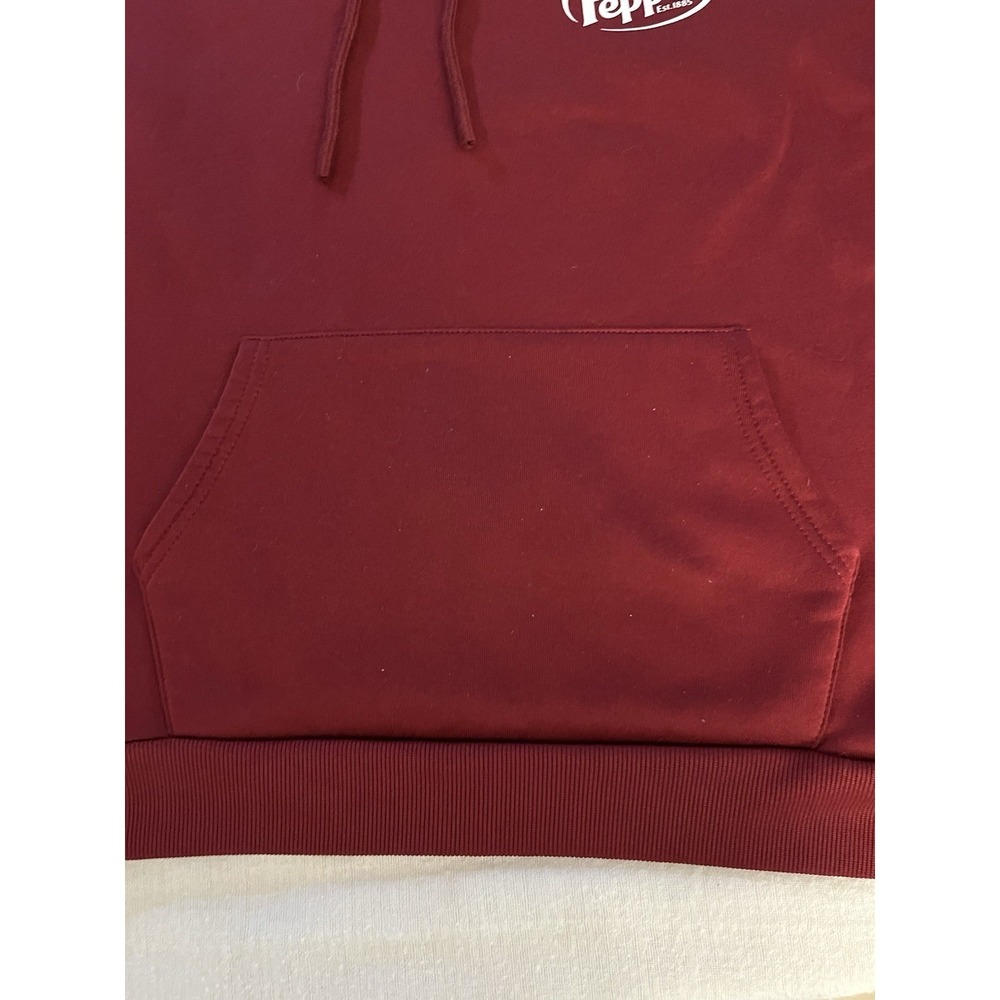 Dr Pepper Burgundy Unisex Hoodie Sz Small New W/O Tags - Picture 4 of 8